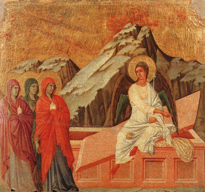 Duccio di Buoninsegna The Holy Woman at the Sepulchre China oil painting art